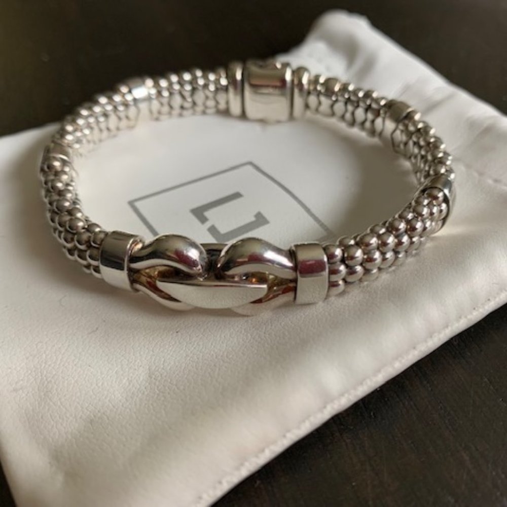 Lagos Silver Derby Bracelet